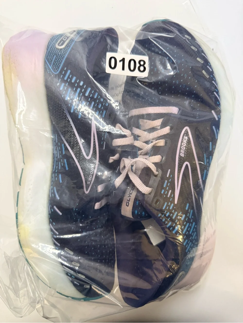 Brooks Women's Running Shoes - Navy‎ with Light Pink